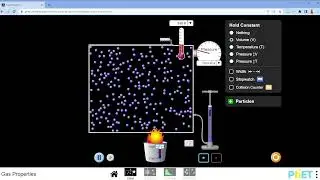 Ideal Gas Constant Volume simulation