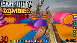 This FallGuys HARDCORE Zombie Map BROKE ME! (Black Ops 3)