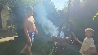 Жарим рёбра в казане