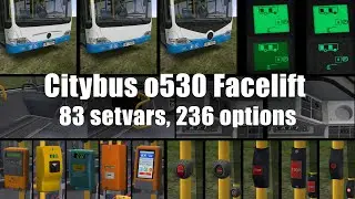OMSI 2 Add-on Citybus o530 Facelift - [setvar] list