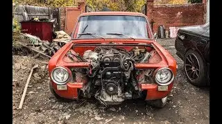 Zhiguli on 3s-GE 210 horsepower, underswap