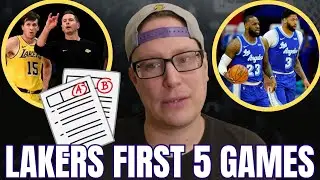 Lakers Evaluation Through First 5 Games