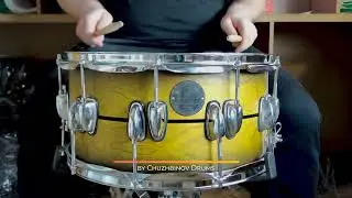 RDF Twins 14x6,5 snare drum (sound demo)