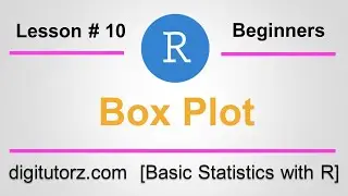 How to Create Box Plot in R | R code for Box Plot | R tutorials for beginners | digitutorz