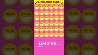 how good are your eyes? can you guess the odd emoji challenge?