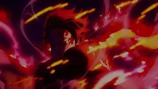 Demon Slayer - Swordvillage arc - Tanjiro SWORD TURN RED