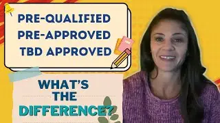 Know The Difference between Pre-qualified, Pre-approved and TBD Approved | Loan Officer Tips