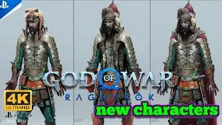 God Of War 5 Ragnarok - New Characters & Cutscenes | PS5 Games