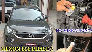 New Tata Nexon bs6 phase 2 - अब और नही ! Vibration engine noise & inside cabin noise test