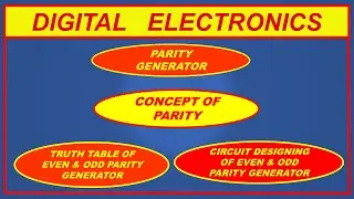 PARITY GENERATOR IT'S TRUTH TABLE AND CIRCUIT DESIGNING