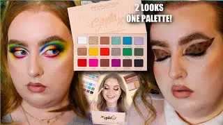 2 LOOKS 1 PALETTE! SOPH x MAKEUP REVOLUTION SUPER SPICE PALETTE! | KYRIELLELARA