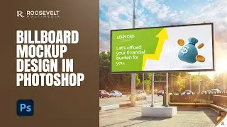 Billboard mockup design in photoshop