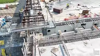 4K Version Gordie Howe International Bridge Construction