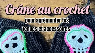 DIY Halloween - tuto express - réaliser un crâne au crochet - Santa muerte - facile
