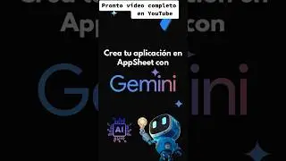 ¿Que te parece la nueva función de #appsheet para crear apps con #inteligenciaartificial  ?