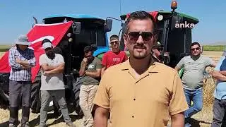 Eskişehirli çiftçiler tarlaya “Üretemiyoruz” yazdı