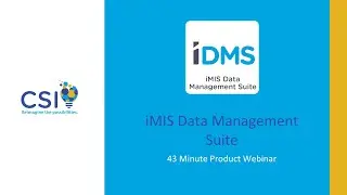 iMIS Data Management Suite | Discover why over 500 iMIS customers use the iMIS Data Management Suite