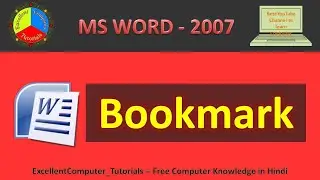 How To Insert Bookmark In Word.| Bookmark In MS Word 2007.||