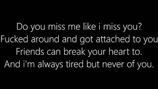 GNash Ft Olivie Obrien - I Hate U I Love U Lyrics