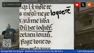 Medieval Manuscript Reading - Legenda Aurea - St. George and the Dragon