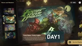 حدث Trick Shots, Tricky Lights Day1 | اليوم الاول قنشن امباكت Genshin Impact Roses and Muskets