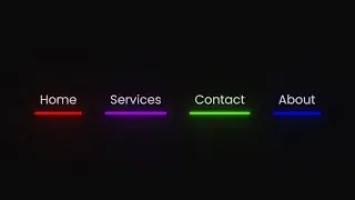 Create Glowing Neon Underline Hover Effect with CSS | HTML & CSS Tutorial