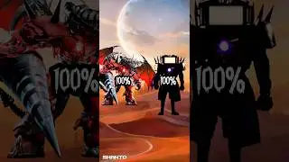 (WHO IS MORE POWERFULL) DTDM 100% #vs UTVM #skibiditoilet #shorts #viral
