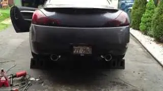 Infiniti G37 Manzo axel back exhaust