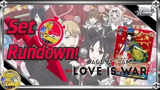 Set Rundown!  Kaguya Sama Volume 2!  [Weiss Schwarz]