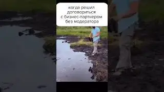 Когда решил договориться с бизнес-партнером без модератора #бизнеспартнерство #партнерство