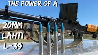 The Power Of The 20mm Lahti L-39 Rifle
