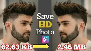 How to Save Photo HD Quality In Picsart | PicsArt Editing Tutorial 2021