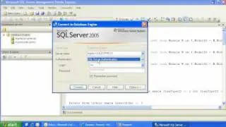 Running a SQL script on the Passport database.