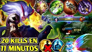 🤜BADANG 🤛 20 KILLS en menos de 12 minutos 🤯 | badang Gameplay brutal Mobile legends 2022