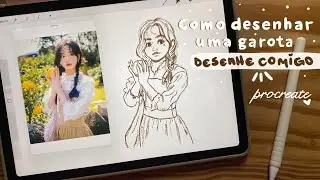 Como desenhar garota no Procreate