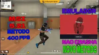 MELHOR MSI LITE PC FRACO 🔥VERSAO MSI 5.21 + NOVO MÉTODO +MELHOR SENSI + FREE FIRE V7A + DESEMPENHO🚀