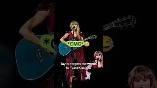 When Taylor Swift forgot the lyrics Twice in a row!!#shorts  #taylorsversion