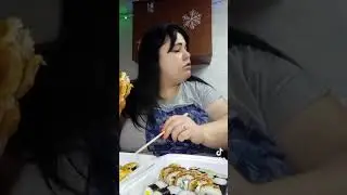 МУКБАНГ СУШИ!😝🍣с бутербродиком