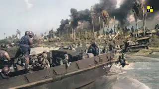 Original Video Balikpapan Sea of ​​Fire (1945) | Battle of Balikpapan in World War II
