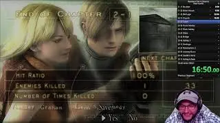 RE4 Speedrun - 2:08:53 - 1st Full Run Attempt