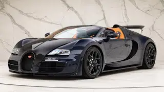 2015 Bugatti Veyron Grand Sport Vitesse - Black & Blue Exposed Carbon Fibre - Walkaround & Interior