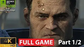WARHAMMER 40K SPACE MARINE 2 Walkthrough Gameplay Part 1 No Commentary 4K - INTRO (FULL GAME)