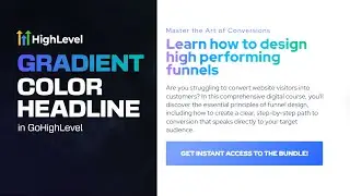 Design Stunning Gradient Text in GoHighLevel with CSS | Beginner-Friendly Tutorial