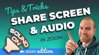 Sharing screen with SOUND through Zoom! | Tips & Tricks