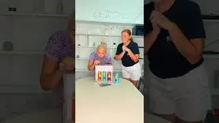 Guess the taste. Fun game. Challenge