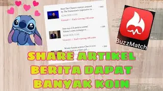 CARA AGAR DAPAT KOIN SAAT SHARE / MEMBAGIKAN ARTIKEL BERITA DI BUZZMATCH ATAU CASHZINE | BUZZMATCH