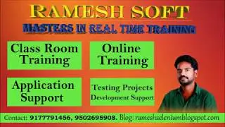 RAMESHSOFT:Best way to launch the browser in Selenium WebDriver|| Selenium in Realtime
