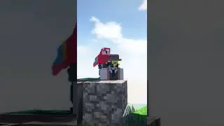 Автоматическая добыча булыжника в майнкрафте скайблок #shorts  #short #майнкрафт #minecraft