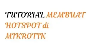 Tutorial Membuat hotspot + Bypass website tertentu tanpa login