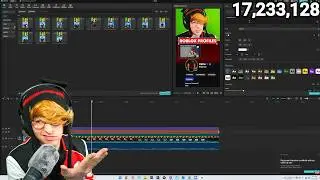 KreekCraft shows how he edits his Roblox videos..